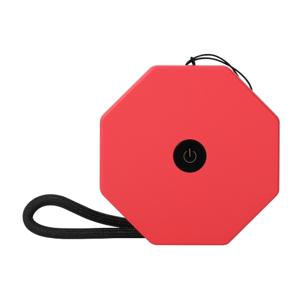 Mini lampe torsadée hexagonale en Noyer