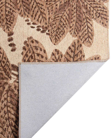 Tapis Ariane tissé à plat jacquard - Rouille
