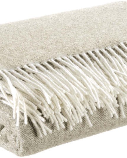 Plaid merinos et cahemire - Nuage