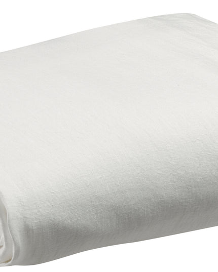 Drap housse stonewashed Zeff Blanc
