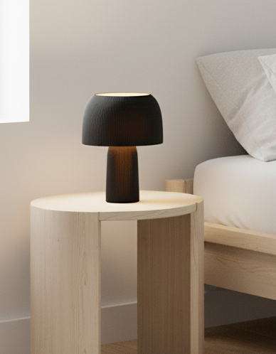Lampe de table - Ray - Noir mate