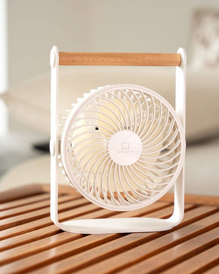 Ventilateur Portable Lyra: Blanc lunaire
