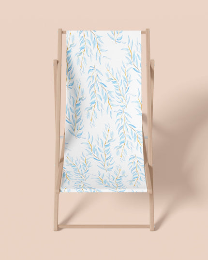 Chaise longue, peinte à la main, made in france: Avec châssis en bois