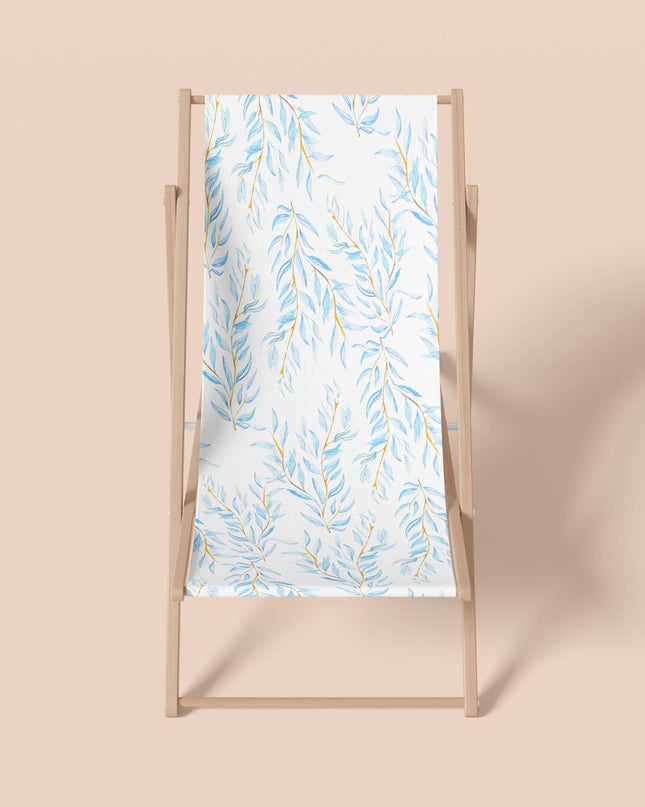 Chaise longue, peinte à la main, made in france: Avec châssis en bois