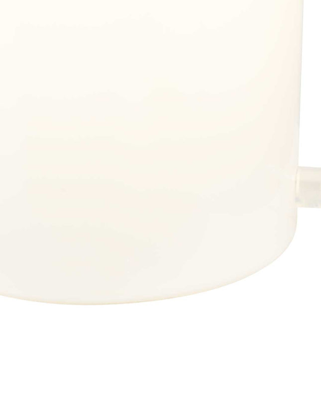 Lampe à poser XXL en verre coloré et style rétro Foza Maxi : Orange
