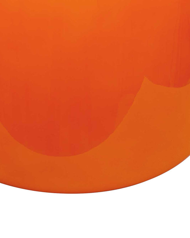 Lampe à poser XXL en verre coloré et style rétro Foza Maxi : Orange