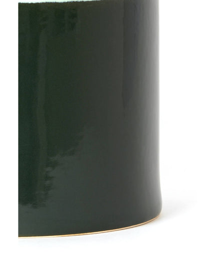 Table d'appoint en ceramique Vert anglais 42x34