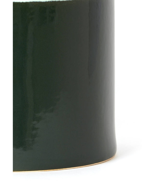 Table d'appoint en ceramique Vert anglais 42x34