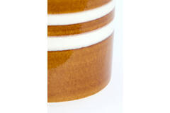 Table d'appoint en ceramique caramel 42x34