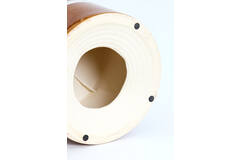 Table d'appoint en ceramique caramel 42x34