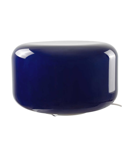 Lampe à poser en verre coloré pop Livo: Bleu