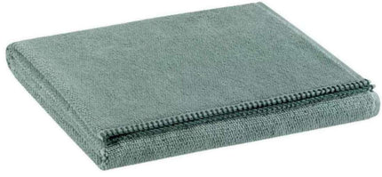 Serviette et Drap de douche/bain Bora - 100% coton - couleur sauge