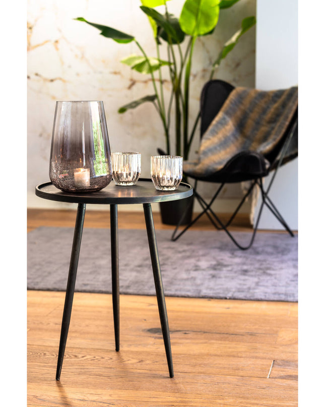 Table d'appoint Ø39,5x50,5 cm ENVIRA zinc