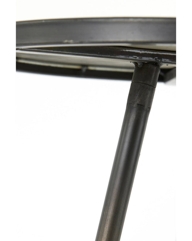 Table d'appoint Ø39,5x50,5 cm ENVIRA zinc