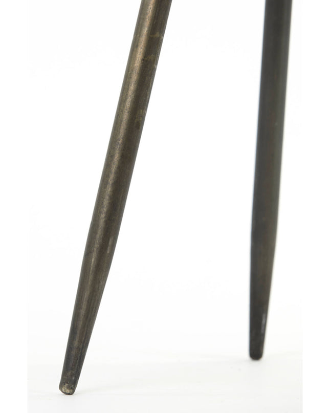 Table d'appoint Ø39,5x50,5 cm ENVIRA zinc