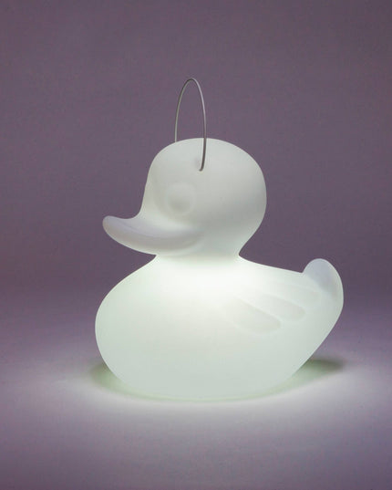 La lampe Duck-Duck petite 31 cm - lampe flottante rechargeable jaune ou blanc