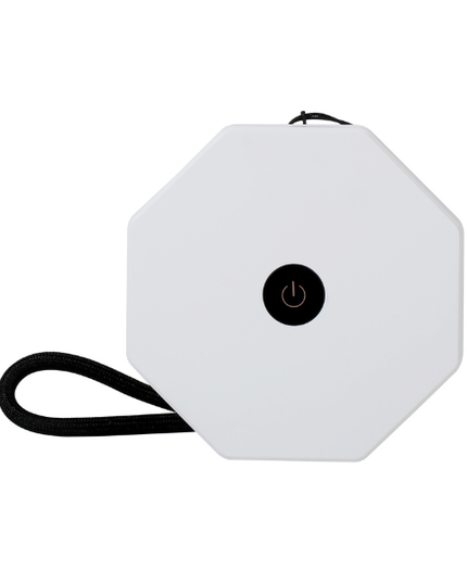Mini lampe torsadée hexagonale en Noyer