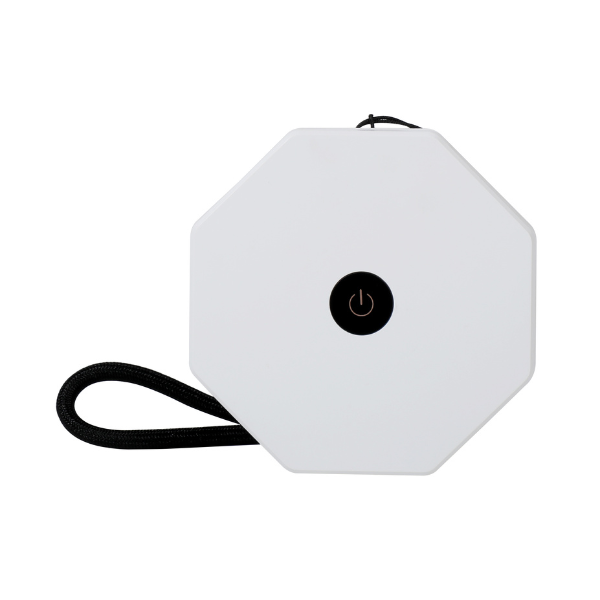 Mini lampe torsadée hexagonale en Noyer
