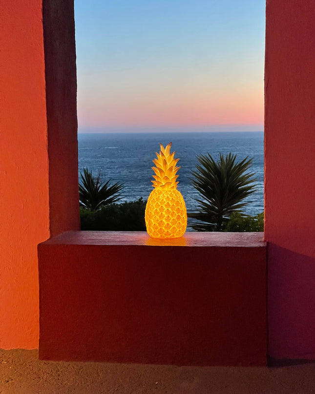 Lampe Piñacolada - lampe rechargeable pour intérieur et extérieur: 1 unité de safran