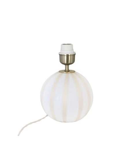 Lampe de table Alba Opal Beige/Blanc