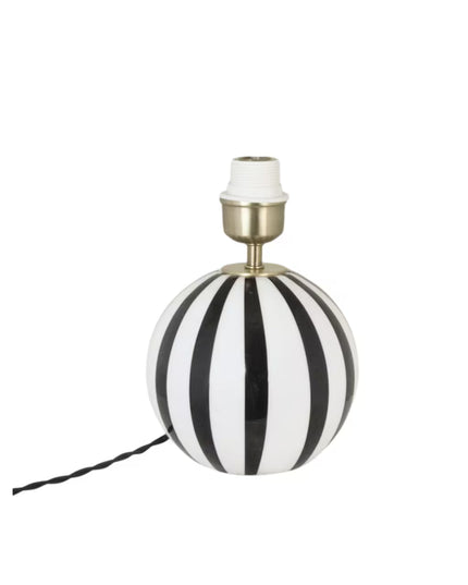 Lampe de table Alba Opal Noir/Blanc