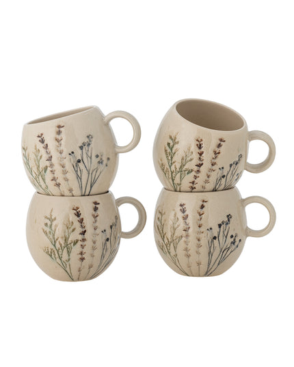 Mug Bea en gres - set de 4