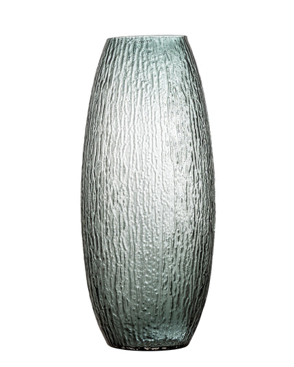 Vase Brock, gris , en verre