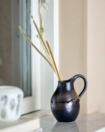 Vase Alvena, Marron, Grès