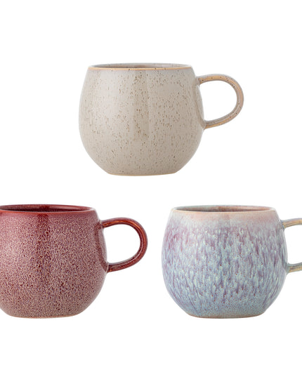 Mug Addison Rose Grès - set de 3