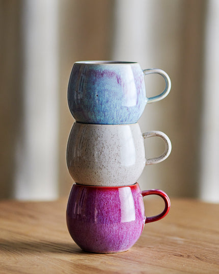 Mug Addison Rose Grès - set de 3