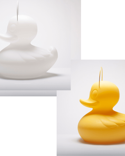 La lampe Duck-Duck petite 31 cm - lampe flottante rechargeable jaune ou blanc