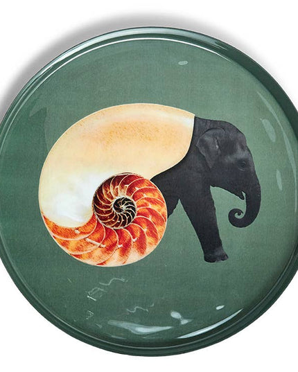 Plateau rond Shellephant