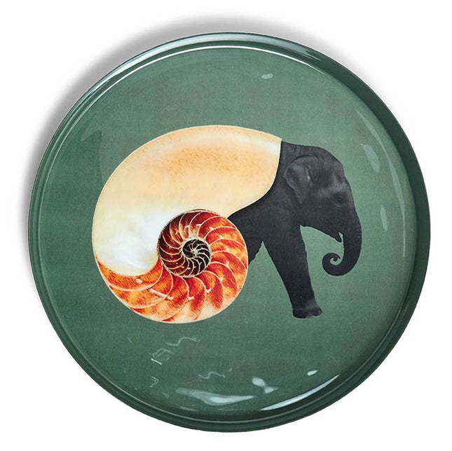 Plateau rond Shellephant