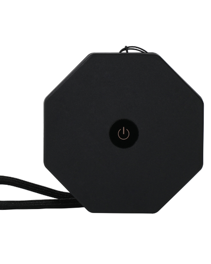 Mini lampe torsadée hexagonale en Noyer