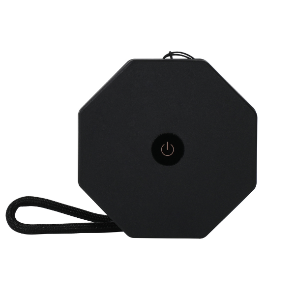Mini lampe torsadée hexagonale en Noyer