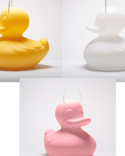 La lampe Duck-Duck petite 31 cm - lampe flottante rechargeable jaune ou blanc