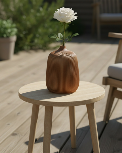 Vase - Grace 1 - Brown