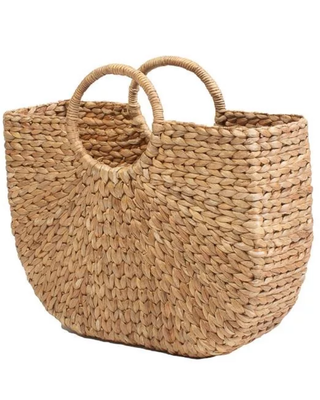 Sac tressé en jacinthe d'eau - Summer