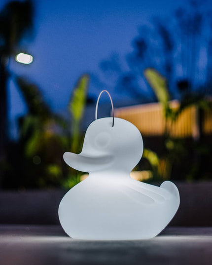 La lampe Duck-Duck petite 31 cm - lampe flottante rechargeable jaune ou blanc