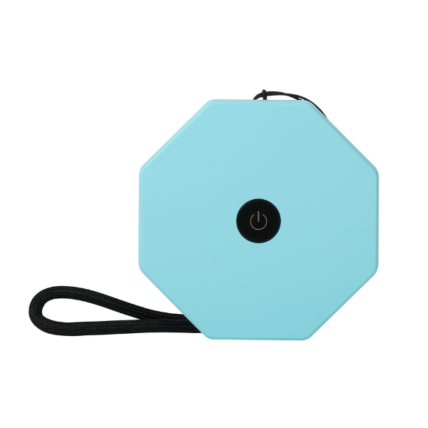 Mini lampe torsadée hexagonale en Noyer