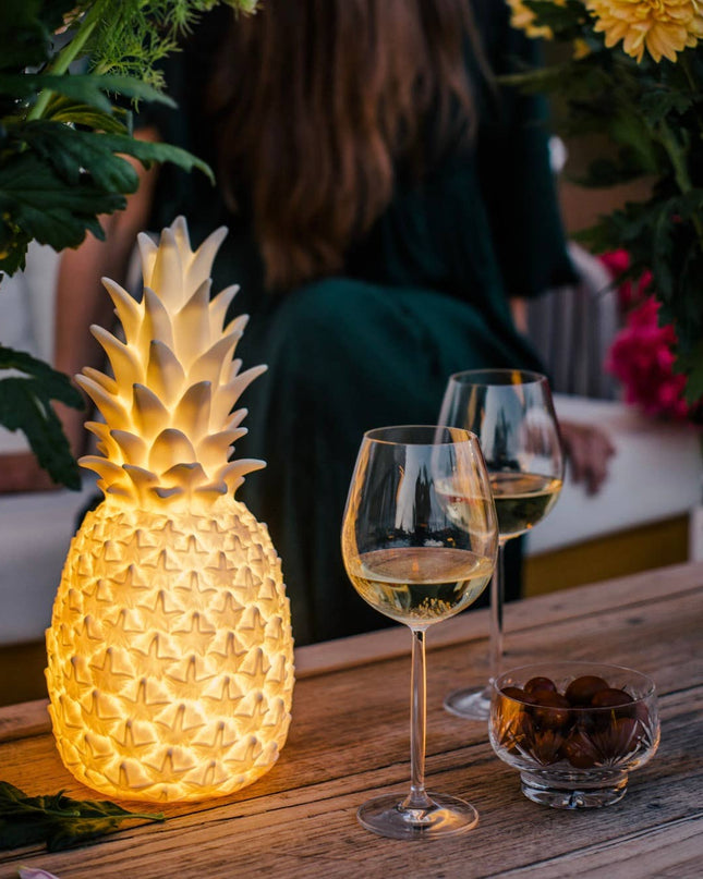 Lampe Piñacolada - lampe rechargeable pour intérieur et extérieur: 1 unité Ivoire