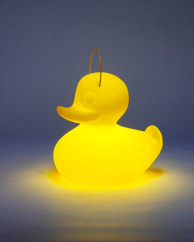 La lampe Duck-Duck petite 31 cm - lampe flottante rechargeable jaune ou blanc
