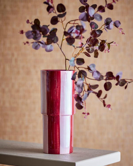 Vase Floki, Rouge , Gres