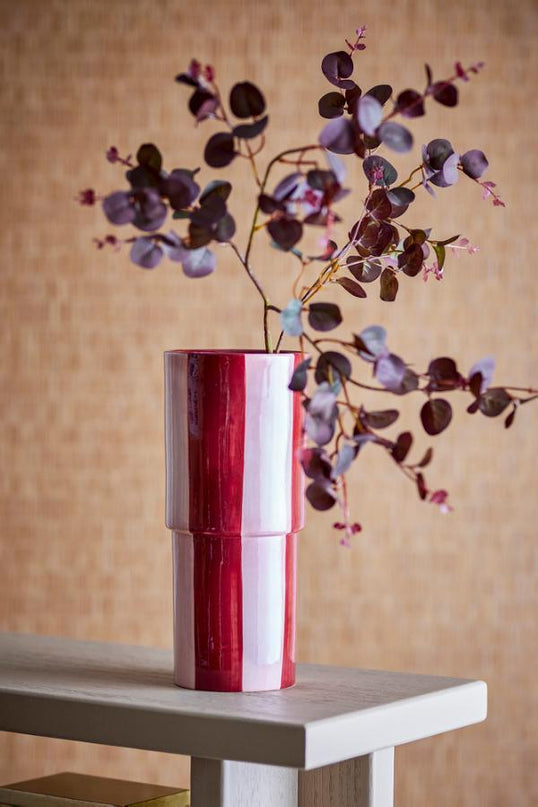 Vase Floki, Rouge , Gres