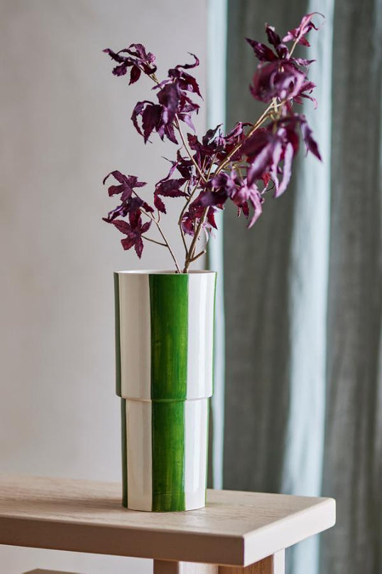 Vase Floki, Vert , Gres