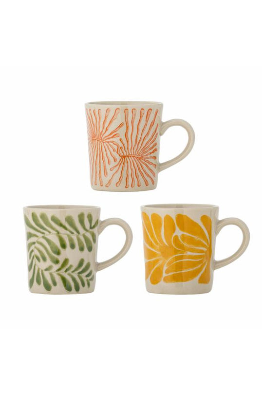 Mug Fauni - en gres - set de 3