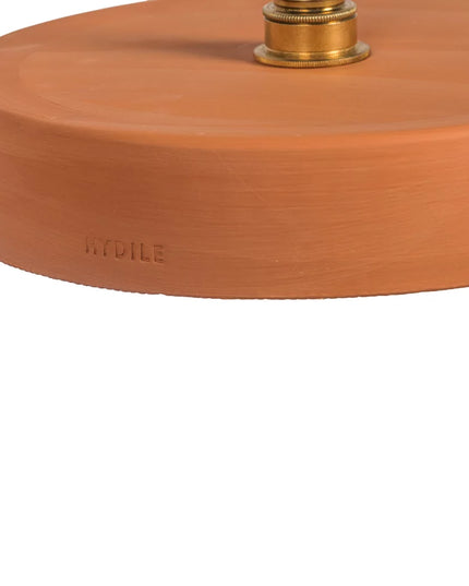 Suspension en terre cuite ocre Taille L