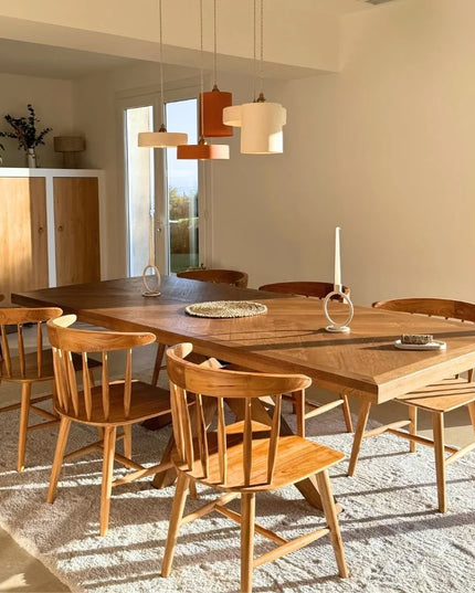 Suspension en terre cuite ocre S