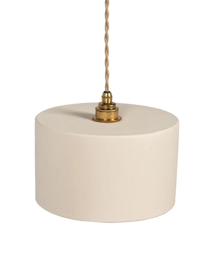 Suspension Odile en terre cuite blanche