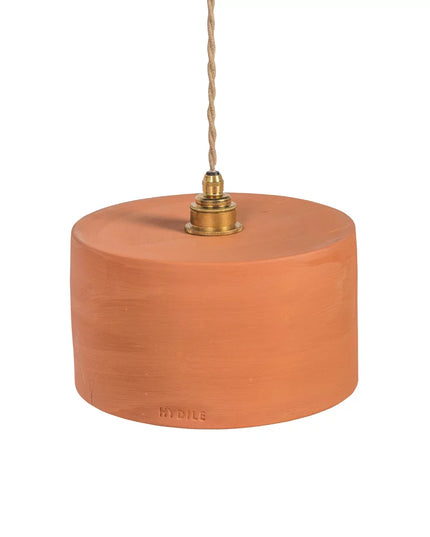Suspension Odile en terre cuite Ocre